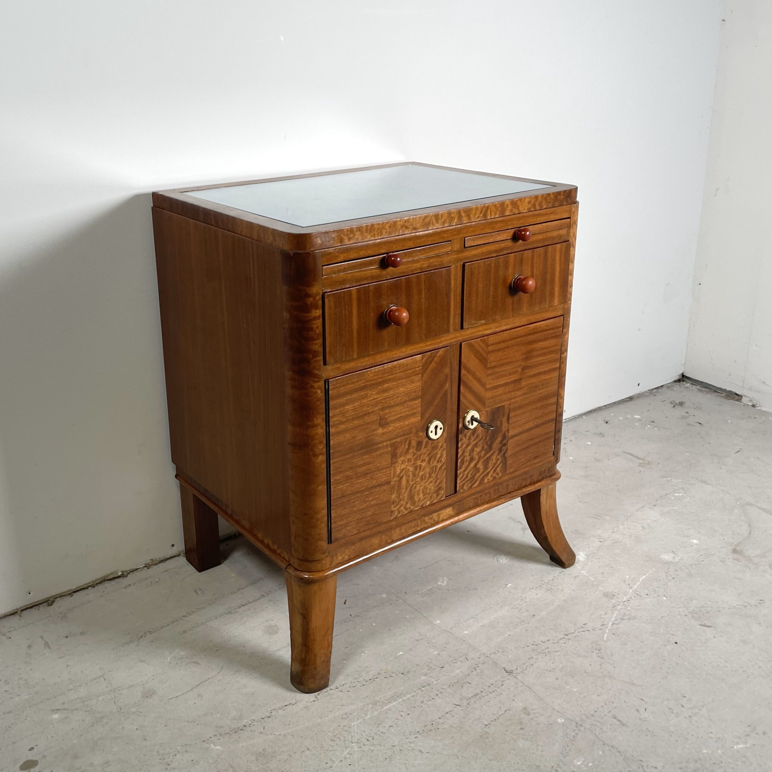 Bijzettafel/ nachtkastje in art deco stijl - Afbeelding 5