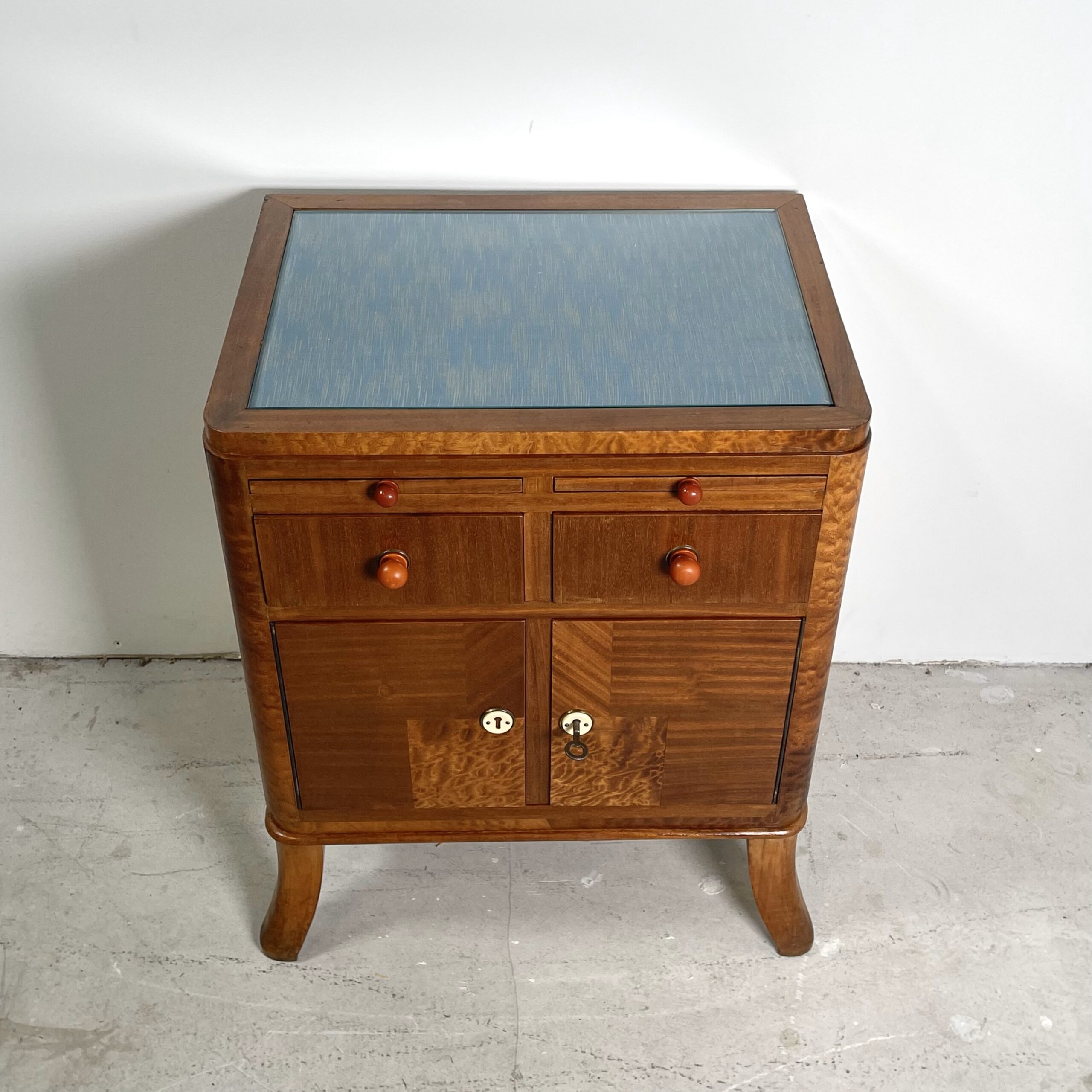Bijzettafel/ nachtkastje in art deco stijl - Afbeelding 6