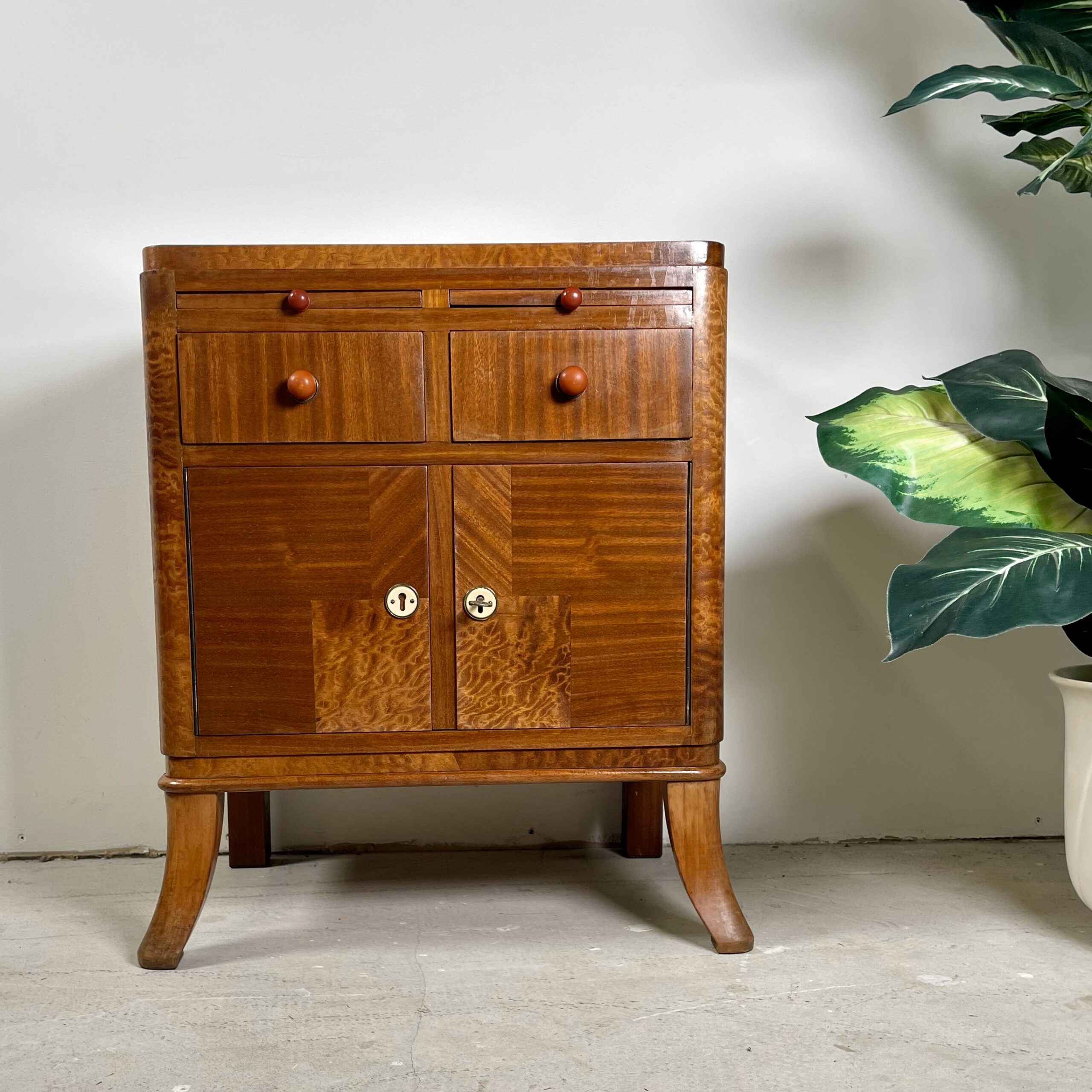 Bijzettafel/ nachtkastje in art deco stijl - Afbeelding 7