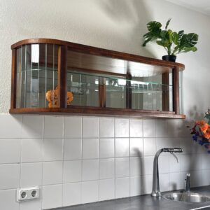 Hangvitrine Annabel, Art deco stijl bovenkastje