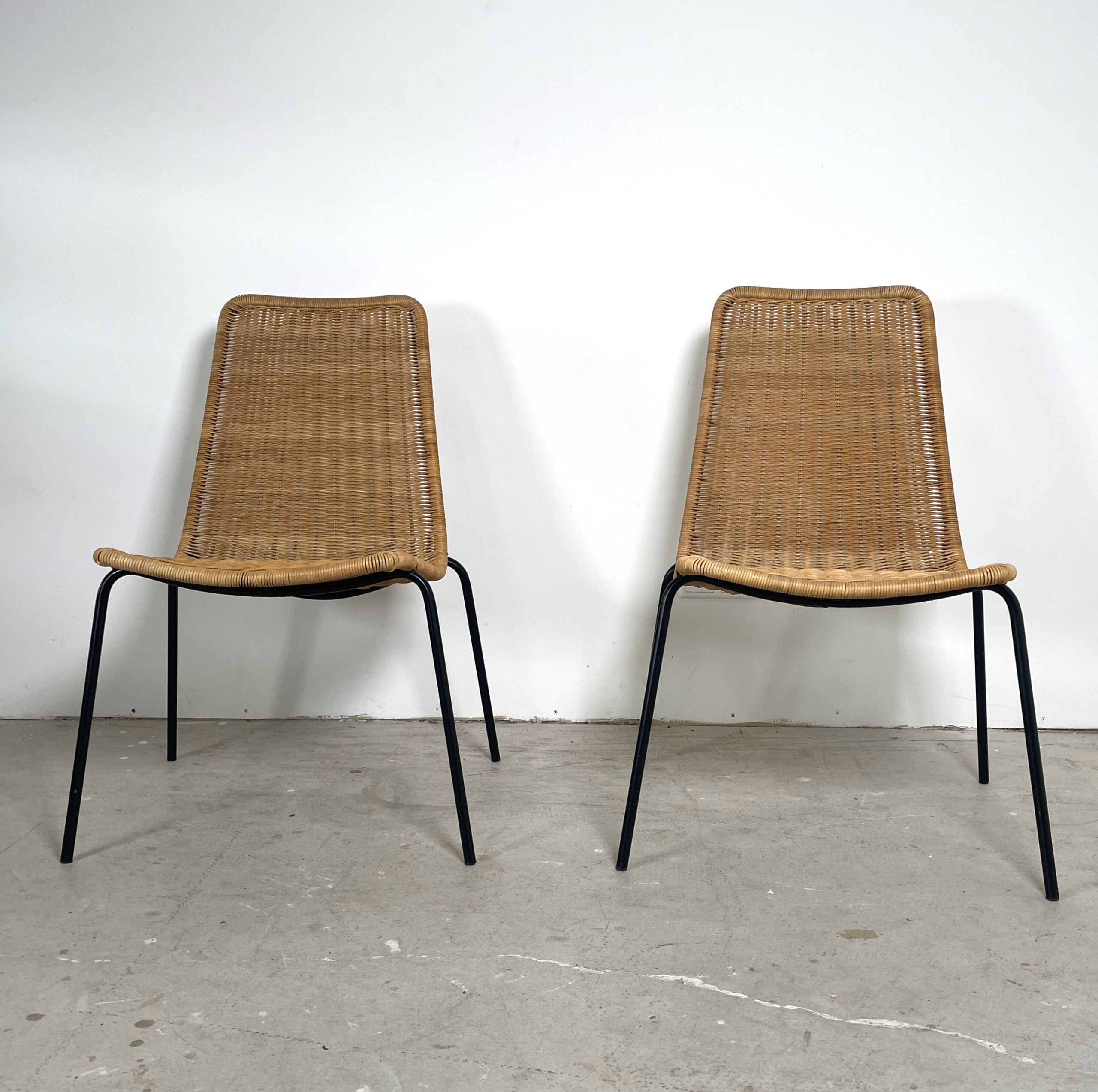 Set van 2 basket stoelen, Gian Franco Legler - Afbeelding 2