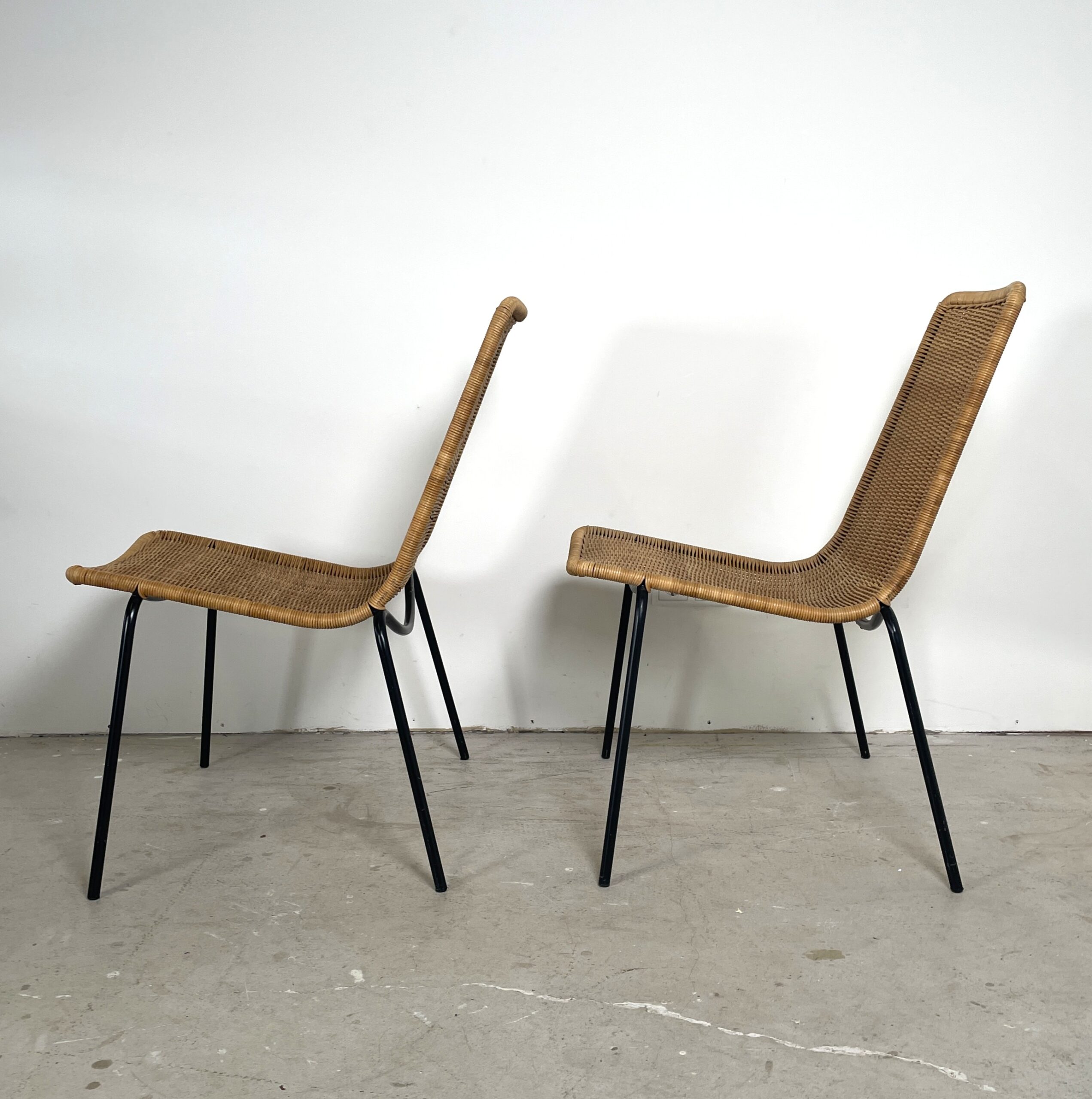 Set van 2 basket stoelen, Gian Franco Legler - Afbeelding 3