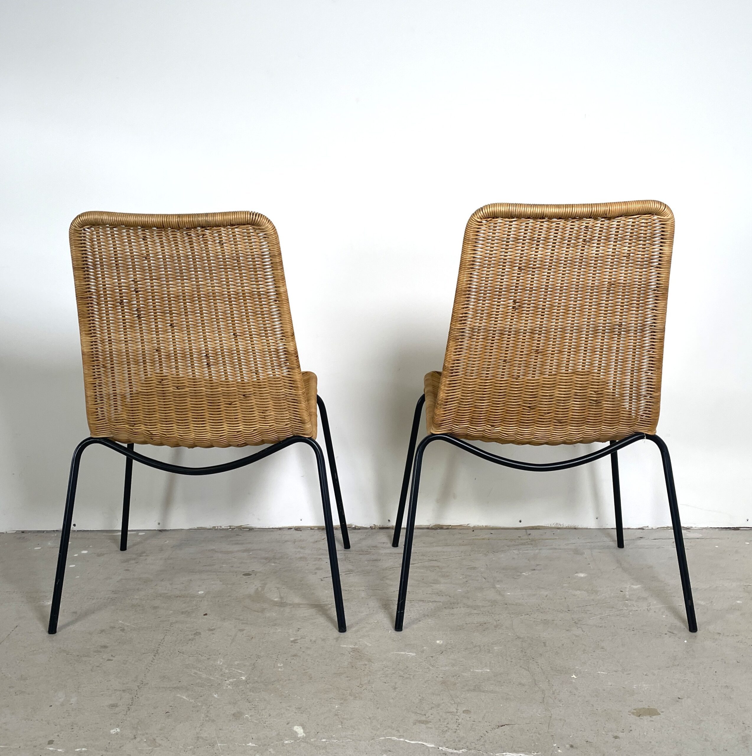 Set van 2 basket stoelen, Gian Franco Legler - Afbeelding 4
