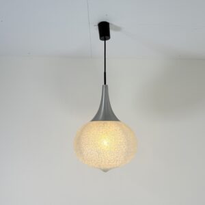 Vintage Iceglass plafondlamp van Doria Leuchten