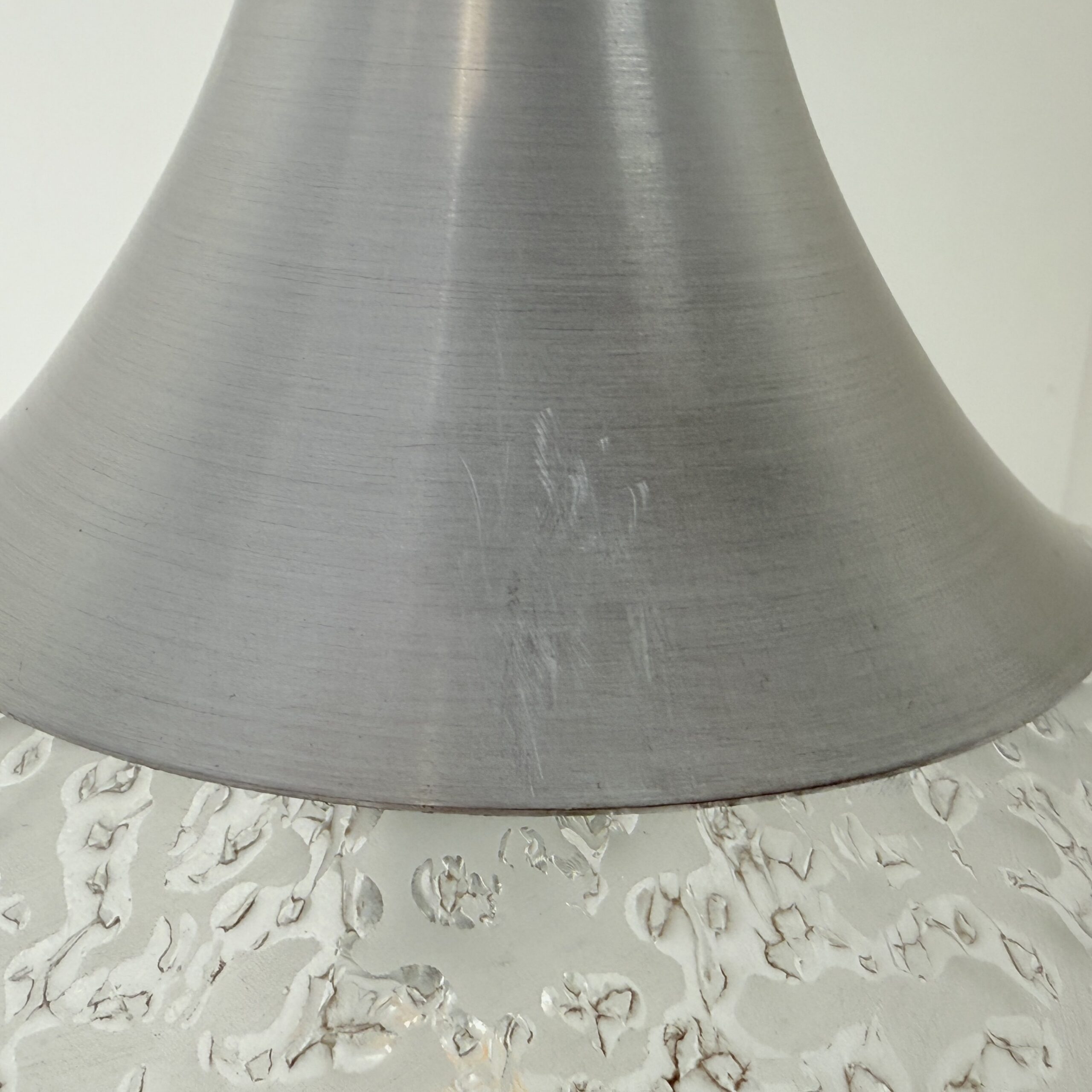 Vintage Iceglass plafondlamp van Doria Leuchten - Afbeelding 8