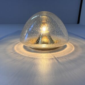 Hoffmeister bubble glass gouden plafond- of wandlamp