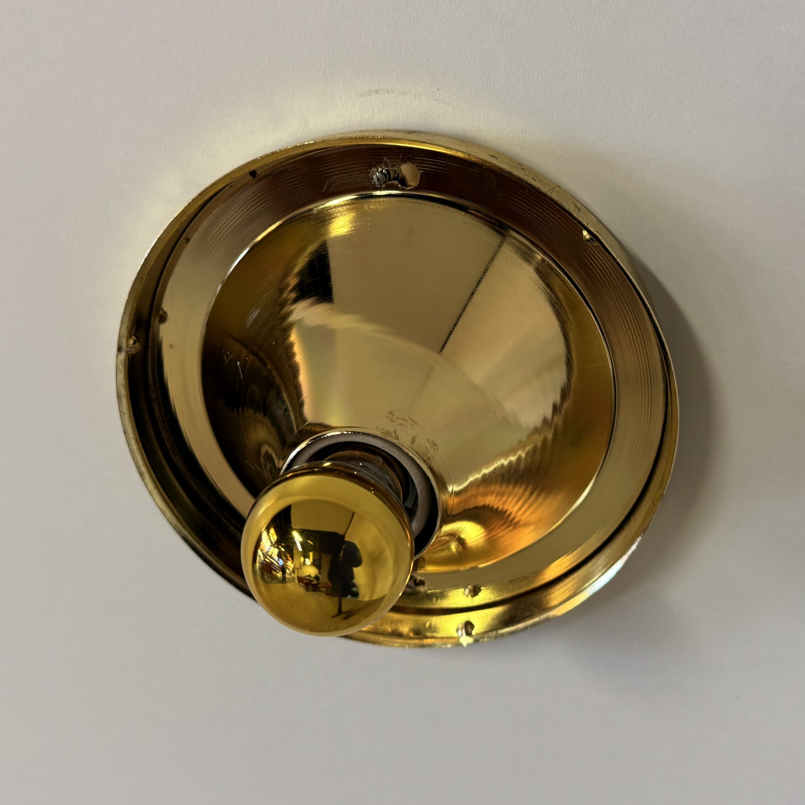 Hoffmeister bubble glass gouden plafond- of wandlamp - Afbeelding 9