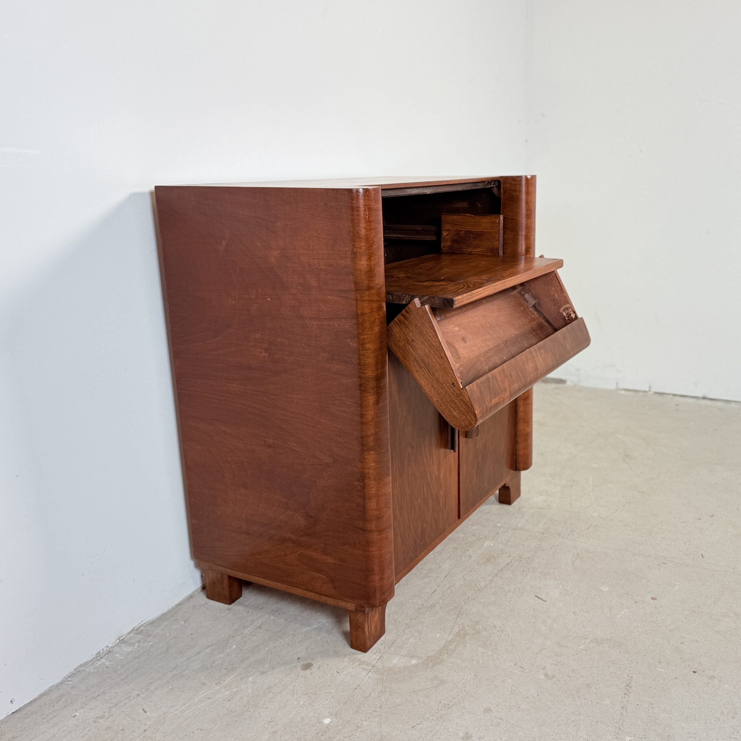 Art deco audiokastje met uitschuiflade - Afbeelding 4