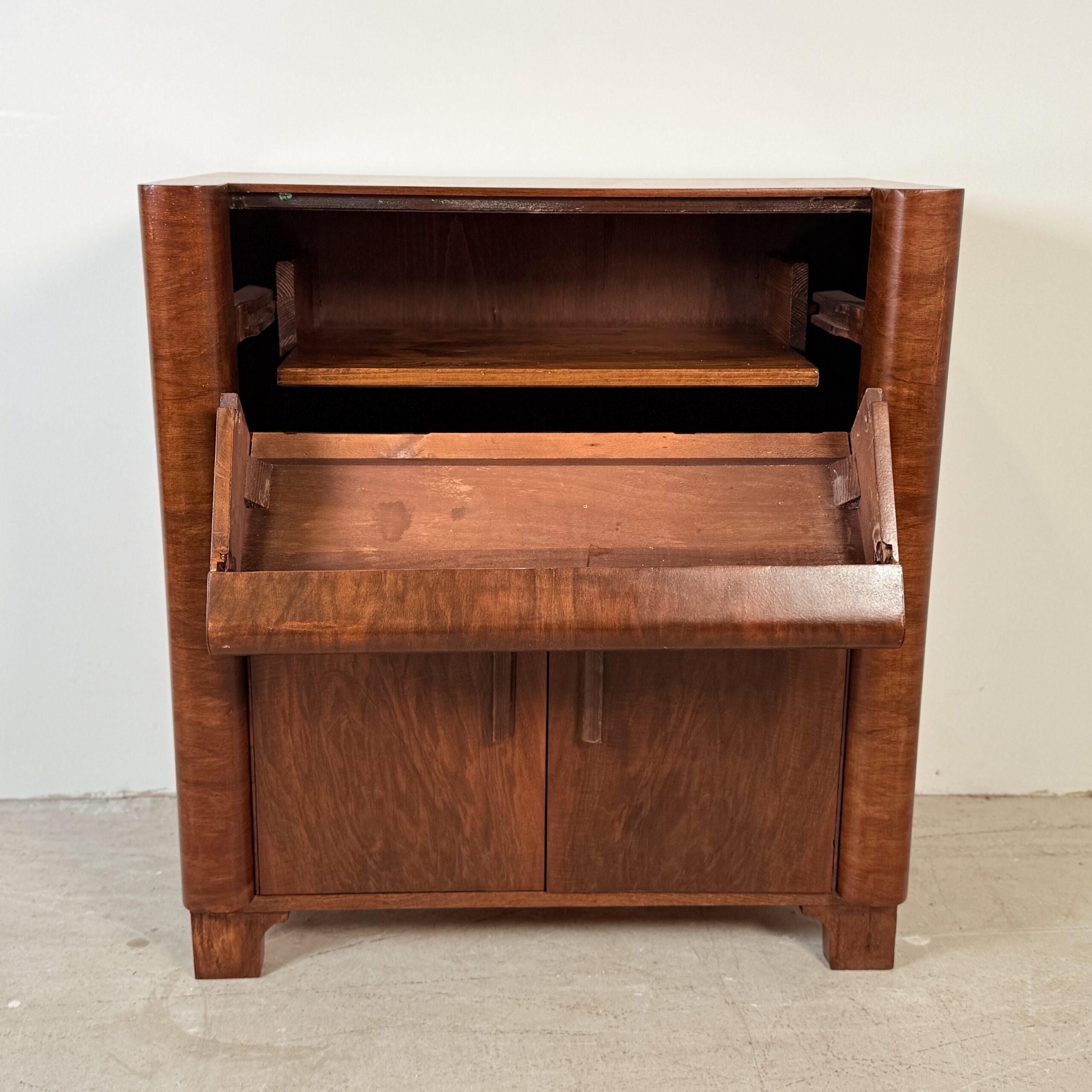 Art deco audiokastje met uitschuiflade - Afbeelding 8