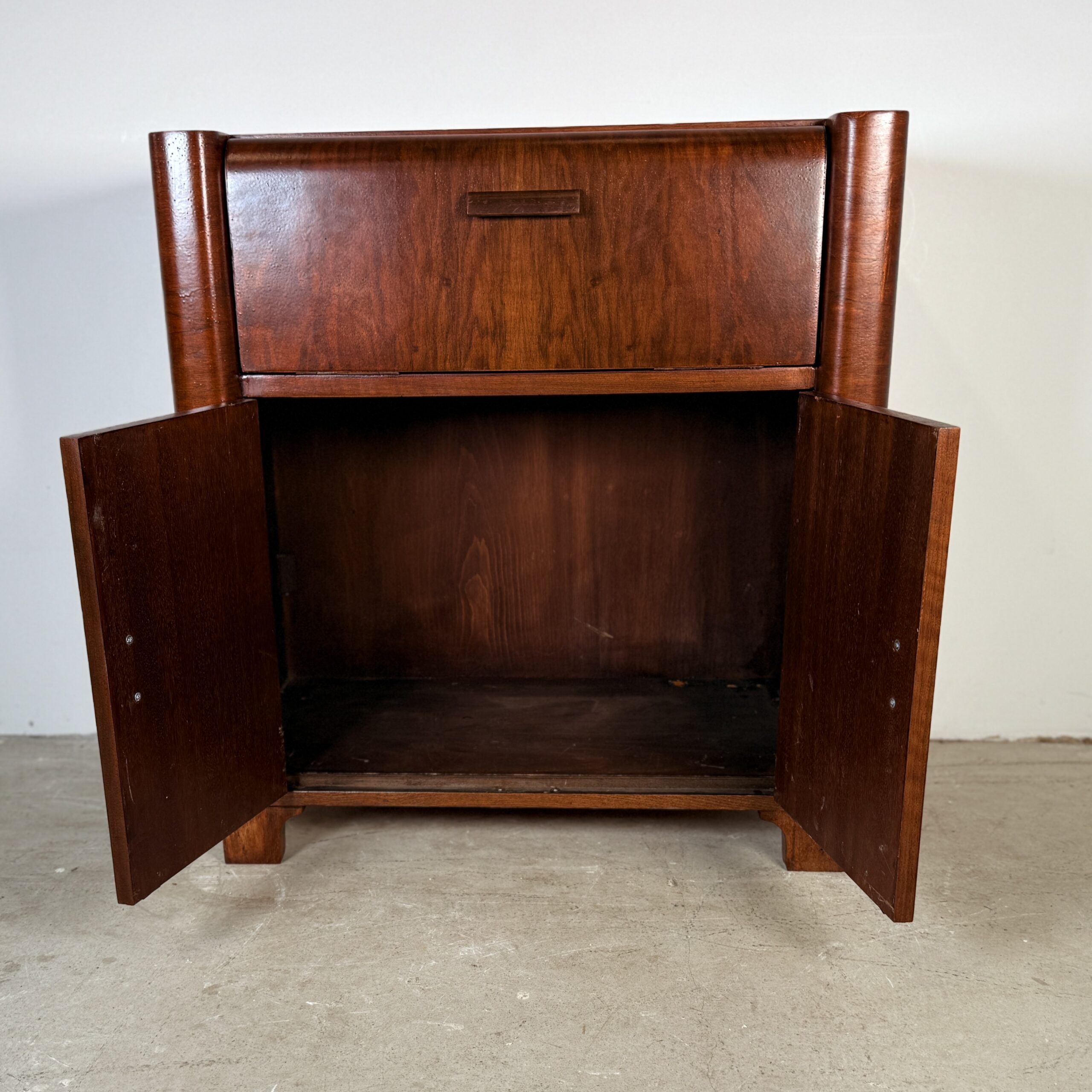 Art deco audiokastje met uitschuiflade - Afbeelding 9
