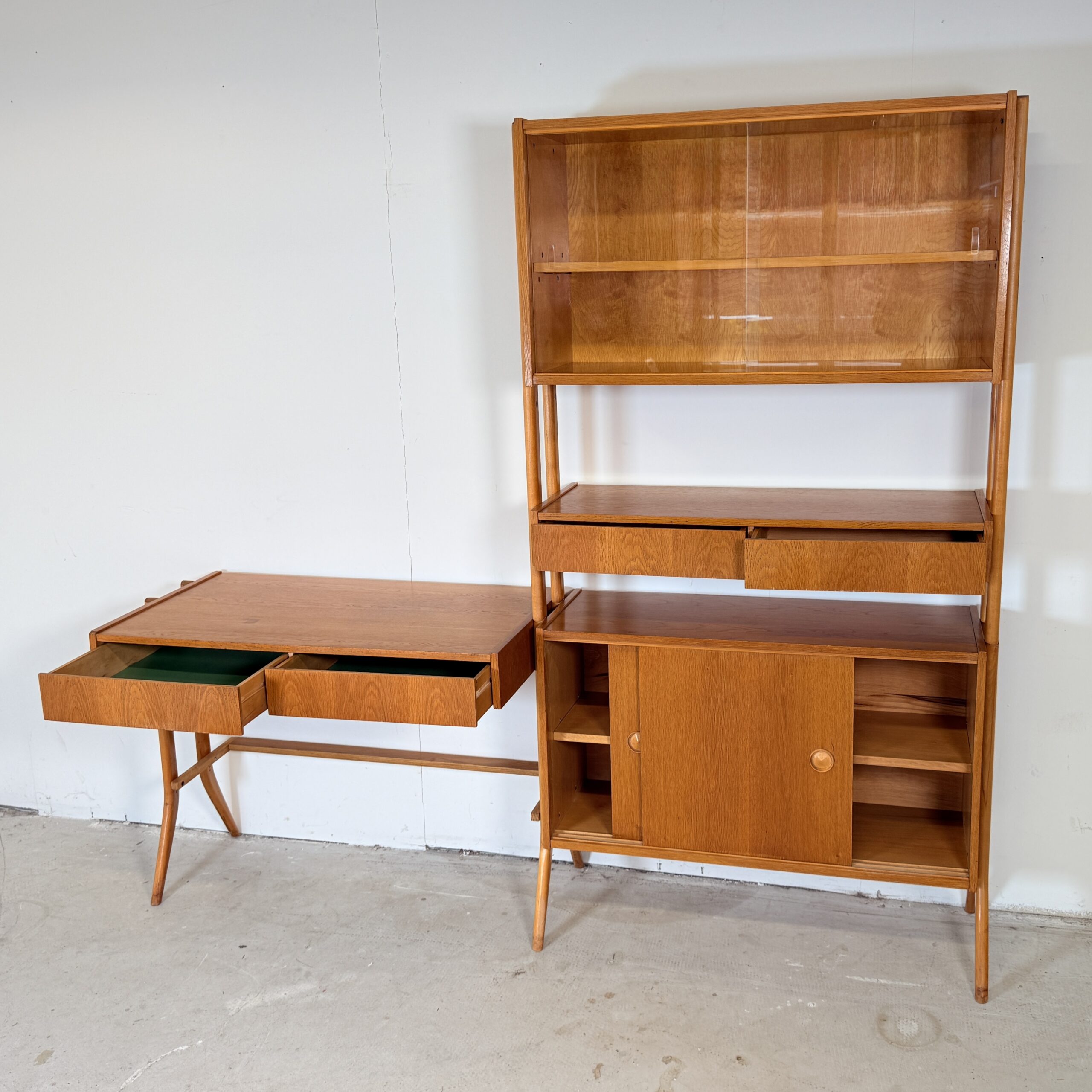 Modulaire vintage wandkast met bureau • Frantisek Jirák - Afbeelding 6