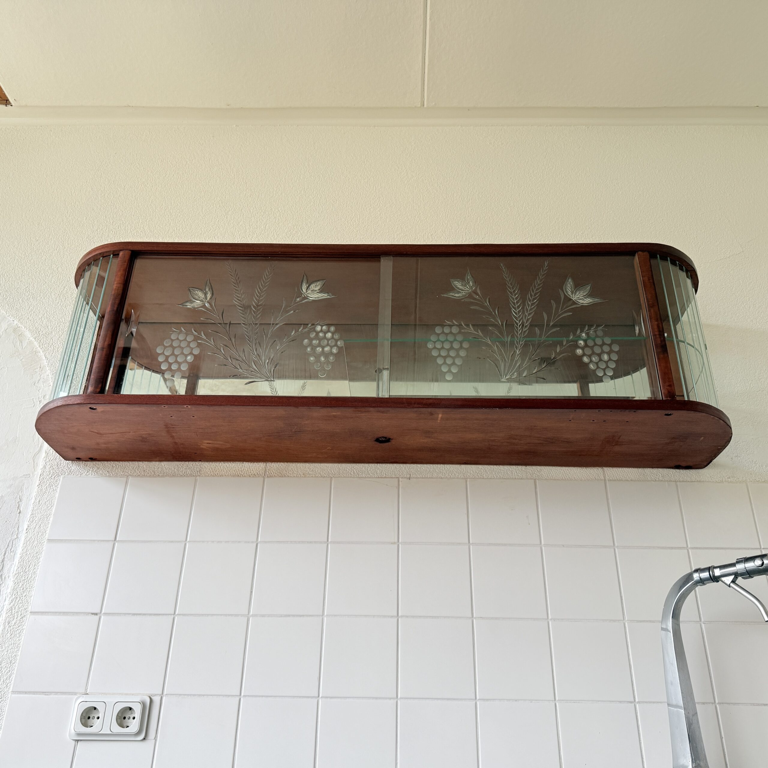 Hangende vitrinekast “Mariëlle” in art-deco stijl - Afbeelding 4