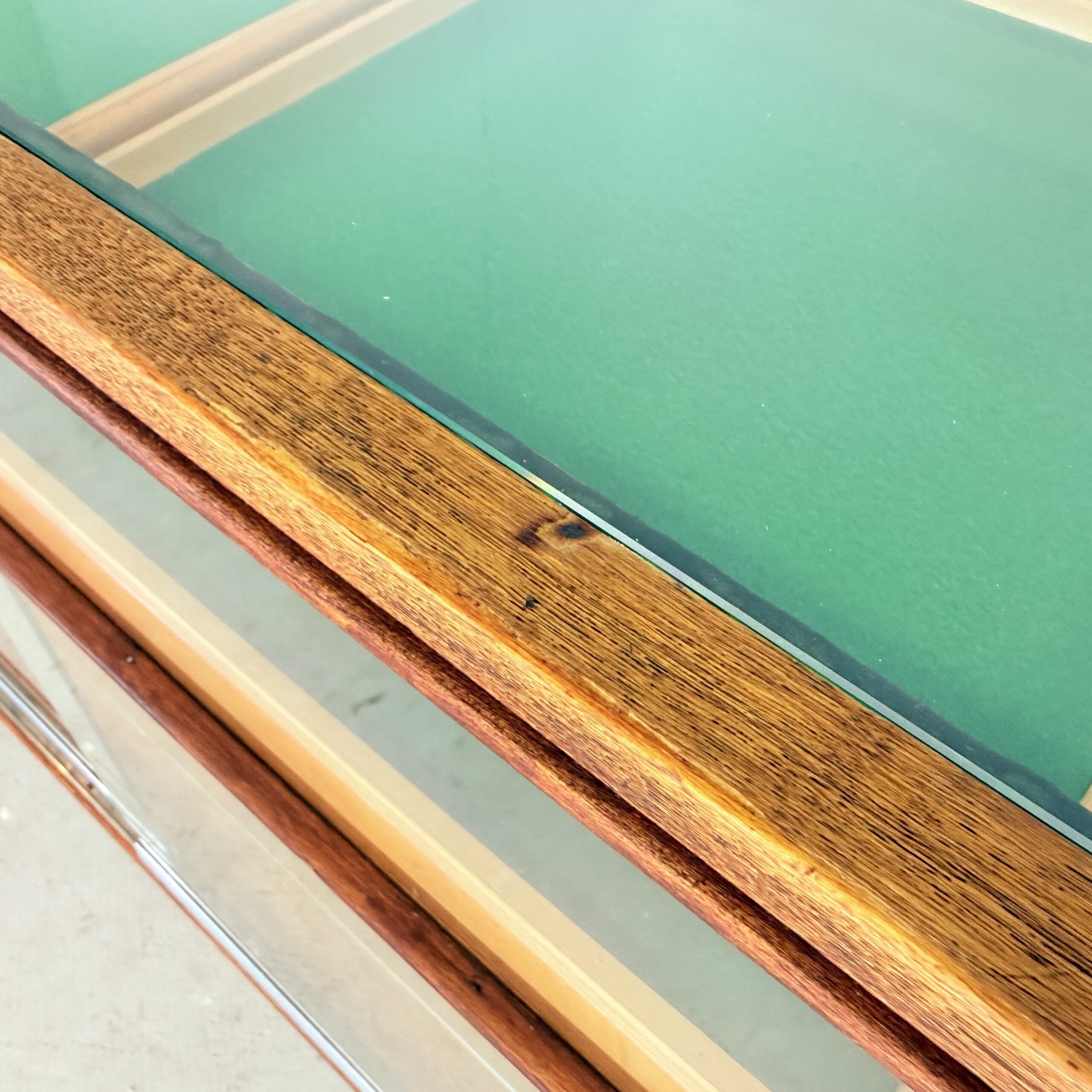 Vintage toonbank vitrine, Flemming’s Ladenmöbel - Afbeelding 14