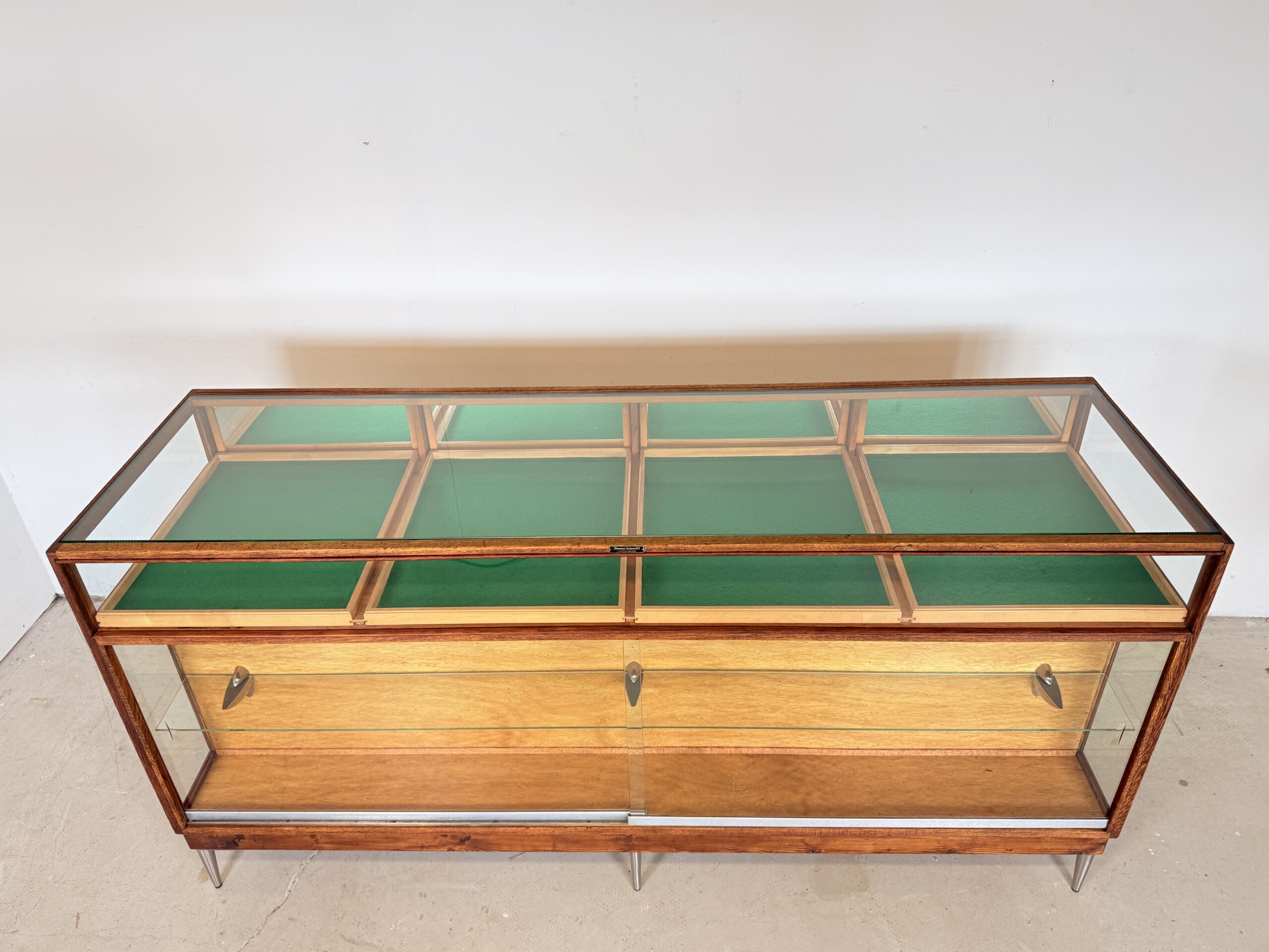 Vintage toonbank vitrine, Flemming’s Ladenmöbel - Afbeelding 4