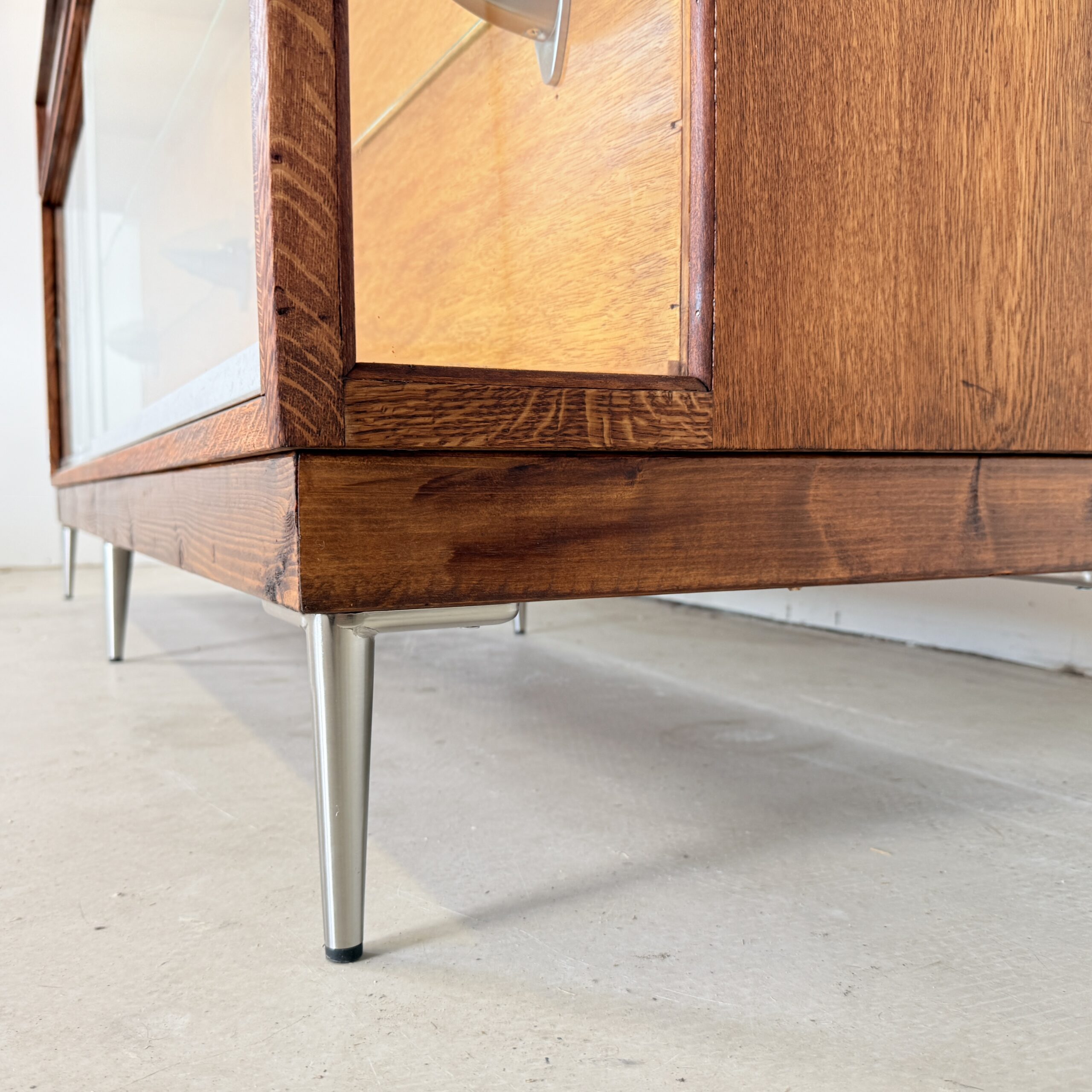 Vintage toonbank vitrine, Flemming’s Ladenmöbel - Afbeelding 6