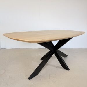 Massief Eiken Eettafel Deens Ovaal 220x100 cm