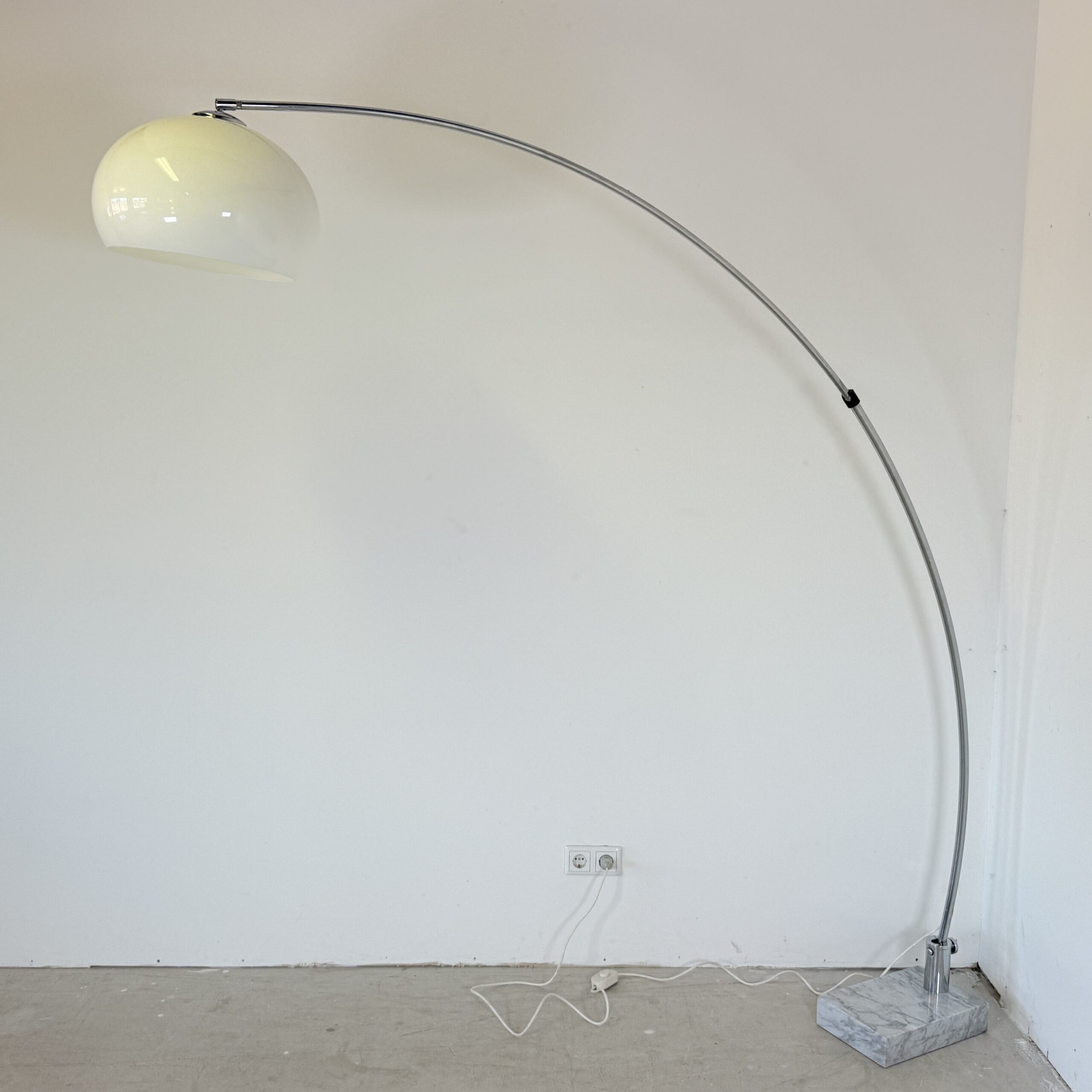 Space Age Booglamp – Jaren 70 – Sölken Leuchten / Reggiani Stijl - Afbeelding 3