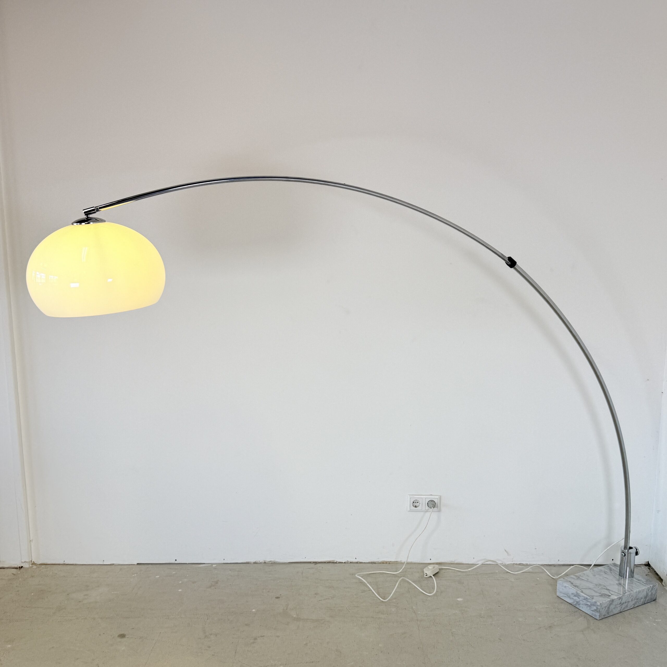 Space Age Booglamp – Jaren 70 – Sölken Leuchten / Reggiani Stijl - Afbeelding 5