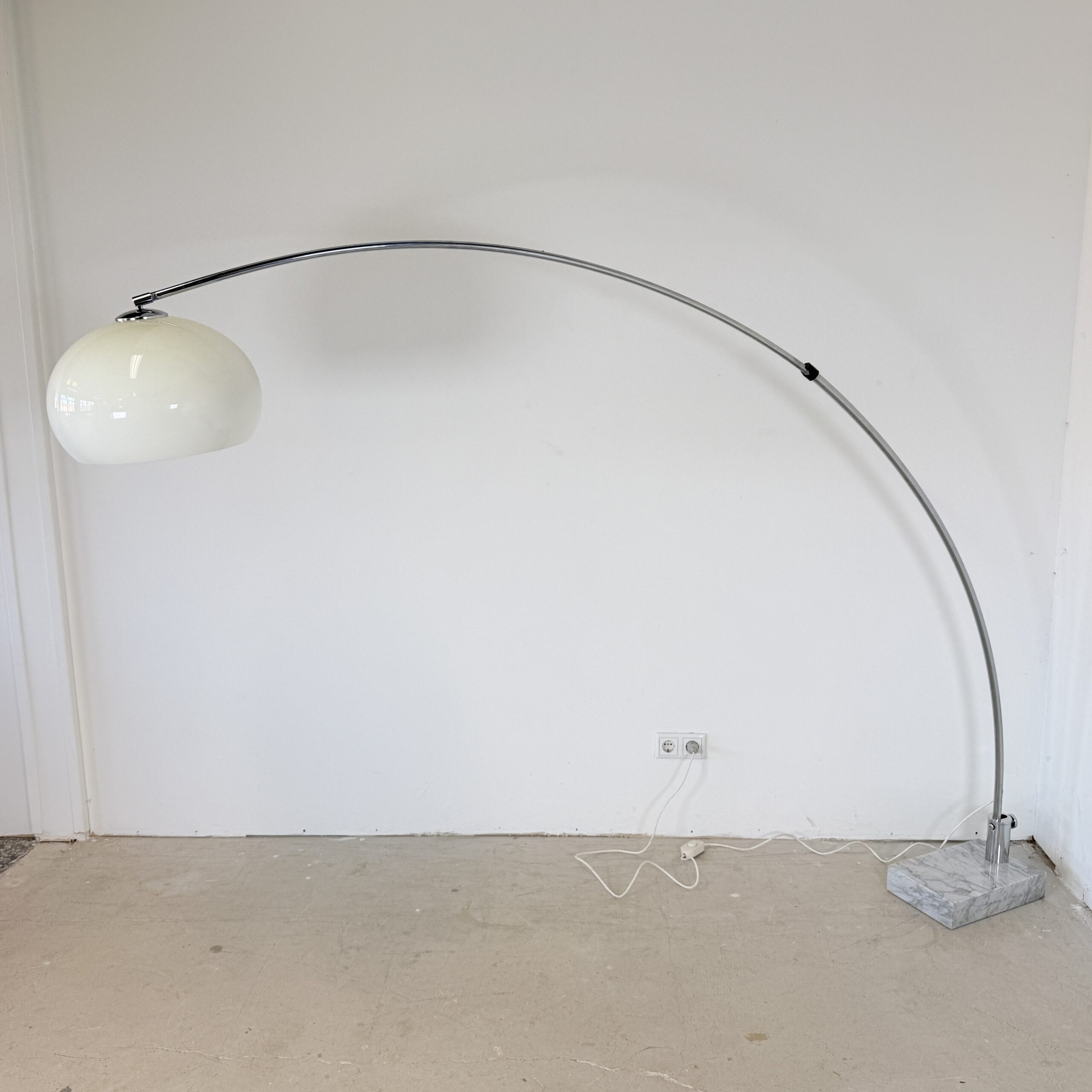 Space Age Booglamp – Jaren 70 – Sölken Leuchten / Reggiani Stijl - Afbeelding 6