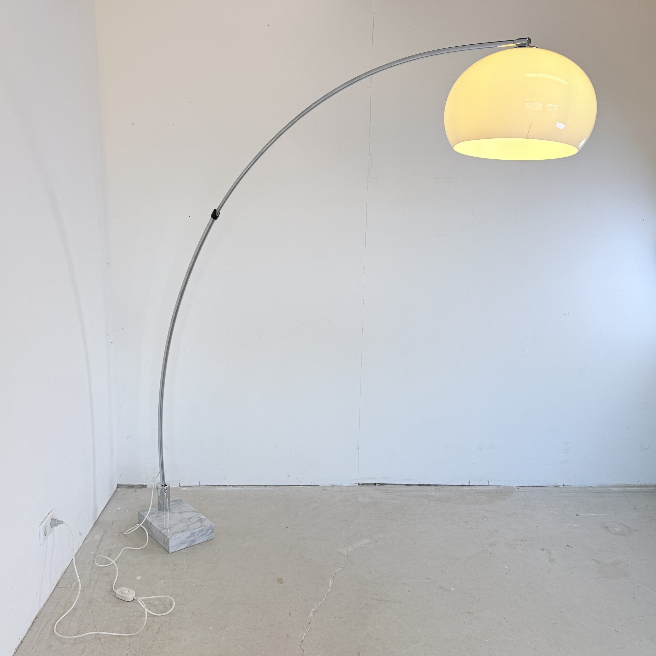 Space Age Booglamp – Jaren 70 – Sölken Leuchten / Reggiani Stijl - Afbeelding 7