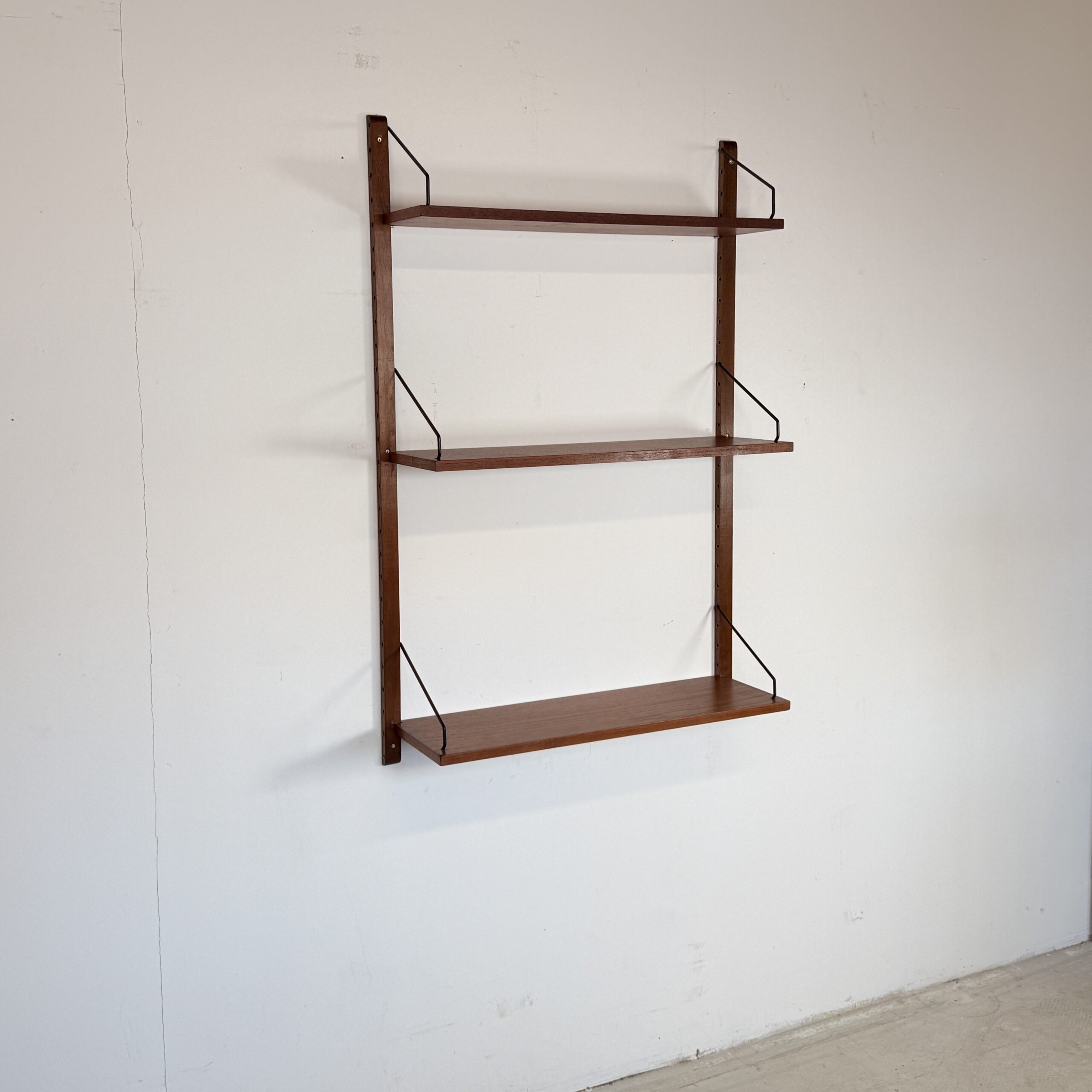 Preben Sørensen PS System Teak Modulair Wandrek – Deens Design 1960s - Afbeelding 2