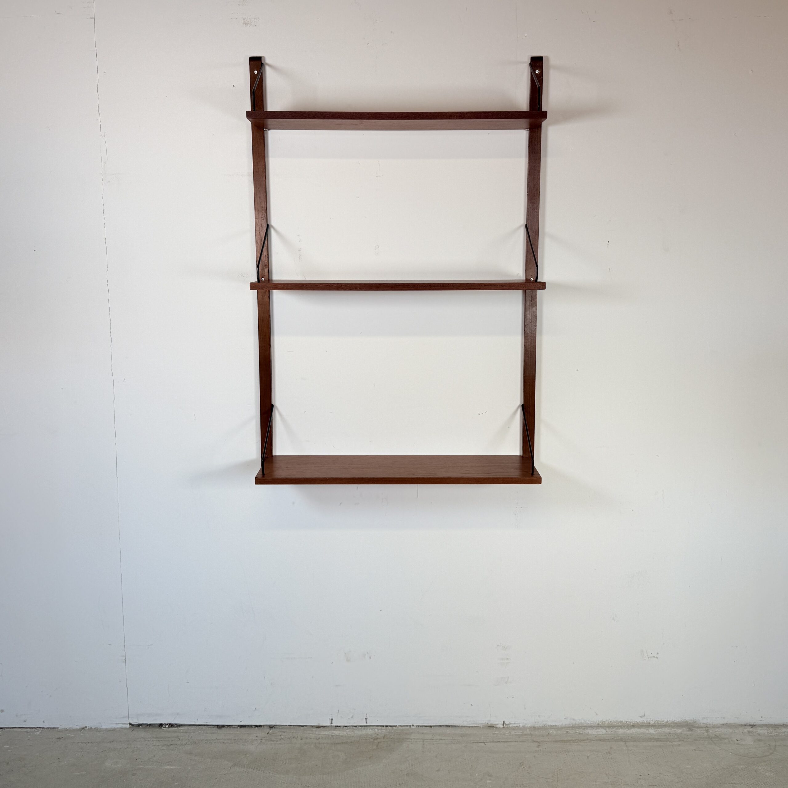 Preben Sørensen PS System Teak Modulair Wandrek – Deens Design 1960s - Afbeelding 4