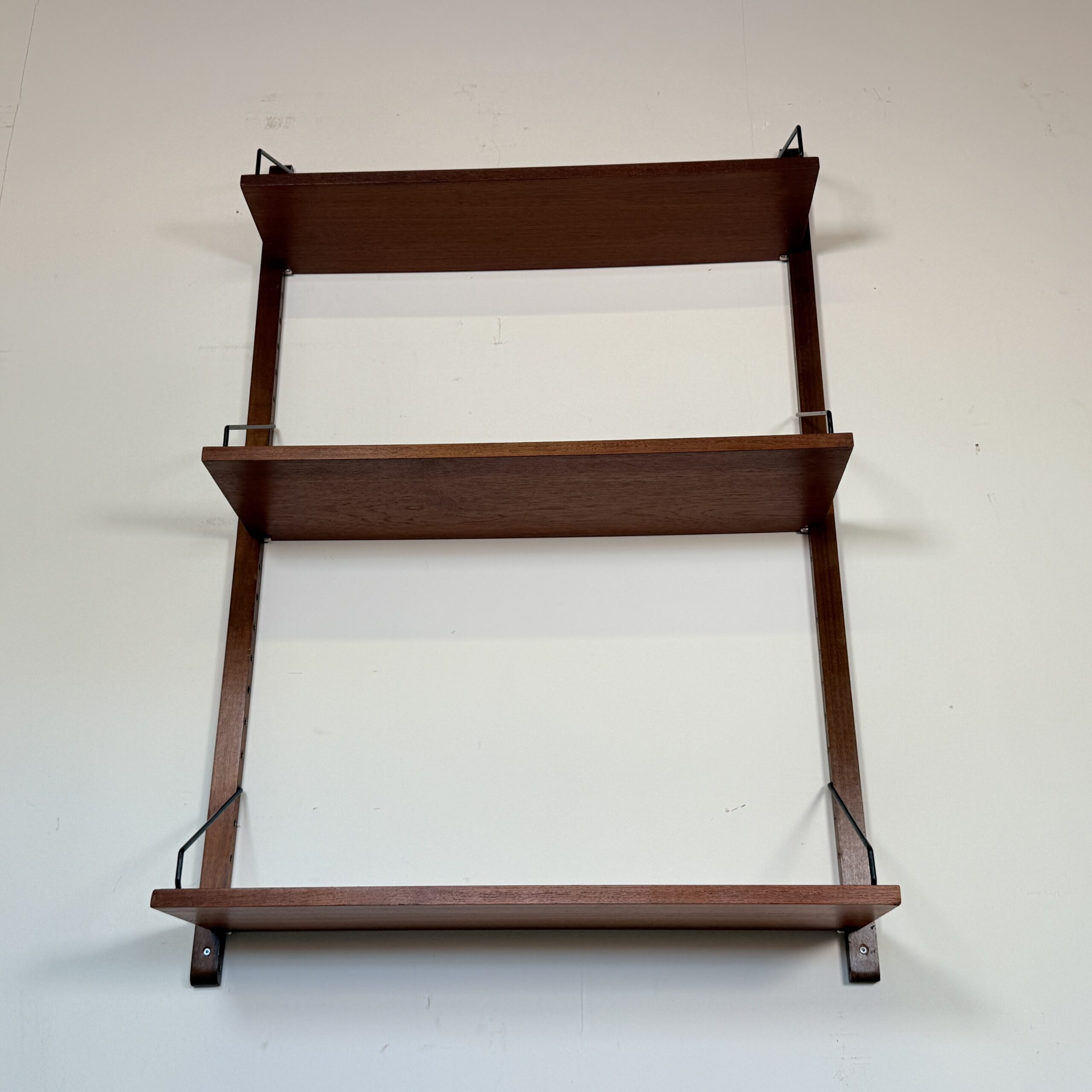 Preben Sørensen PS System Teak Modulair Wandrek – Deens Design 1960s - Afbeelding 5
