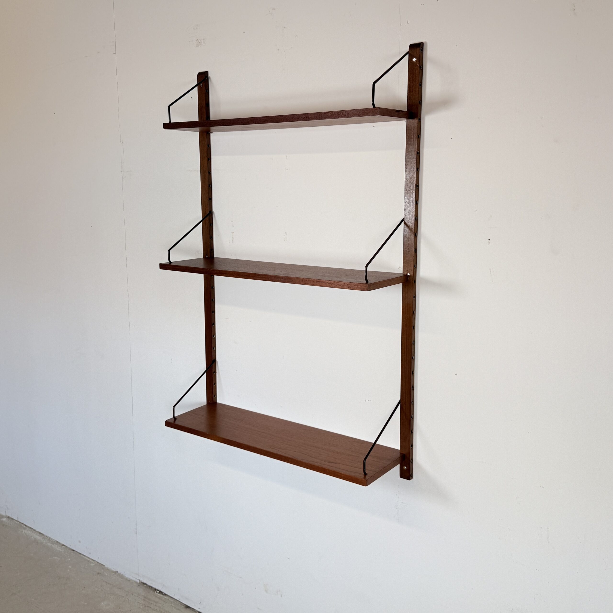 Preben Sørensen PS System Teak Modulair Wandrek – Deens Design 1960s - Afbeelding 6