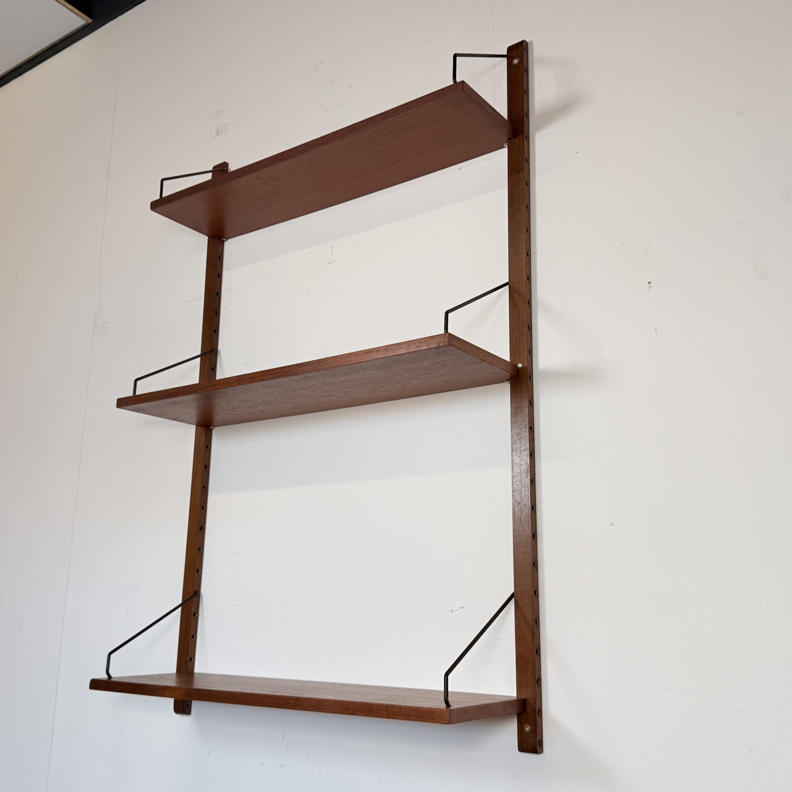 Preben Sørensen PS System Teak Modulair Wandrek – Deens Design 1960s - Afbeelding 7