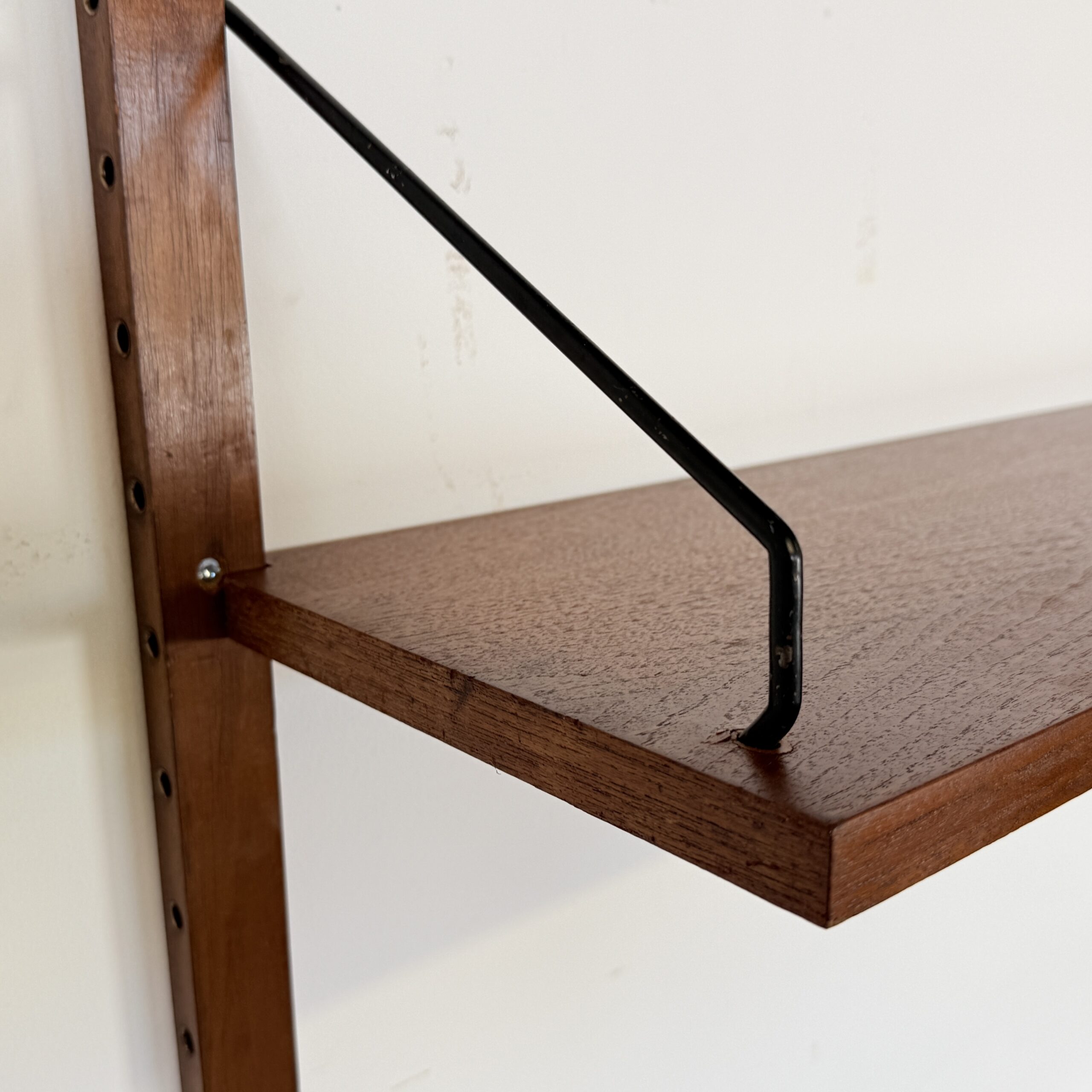 Preben Sørensen PS System Teak Modulair Wandrek – Deens Design 1960s - Afbeelding 8