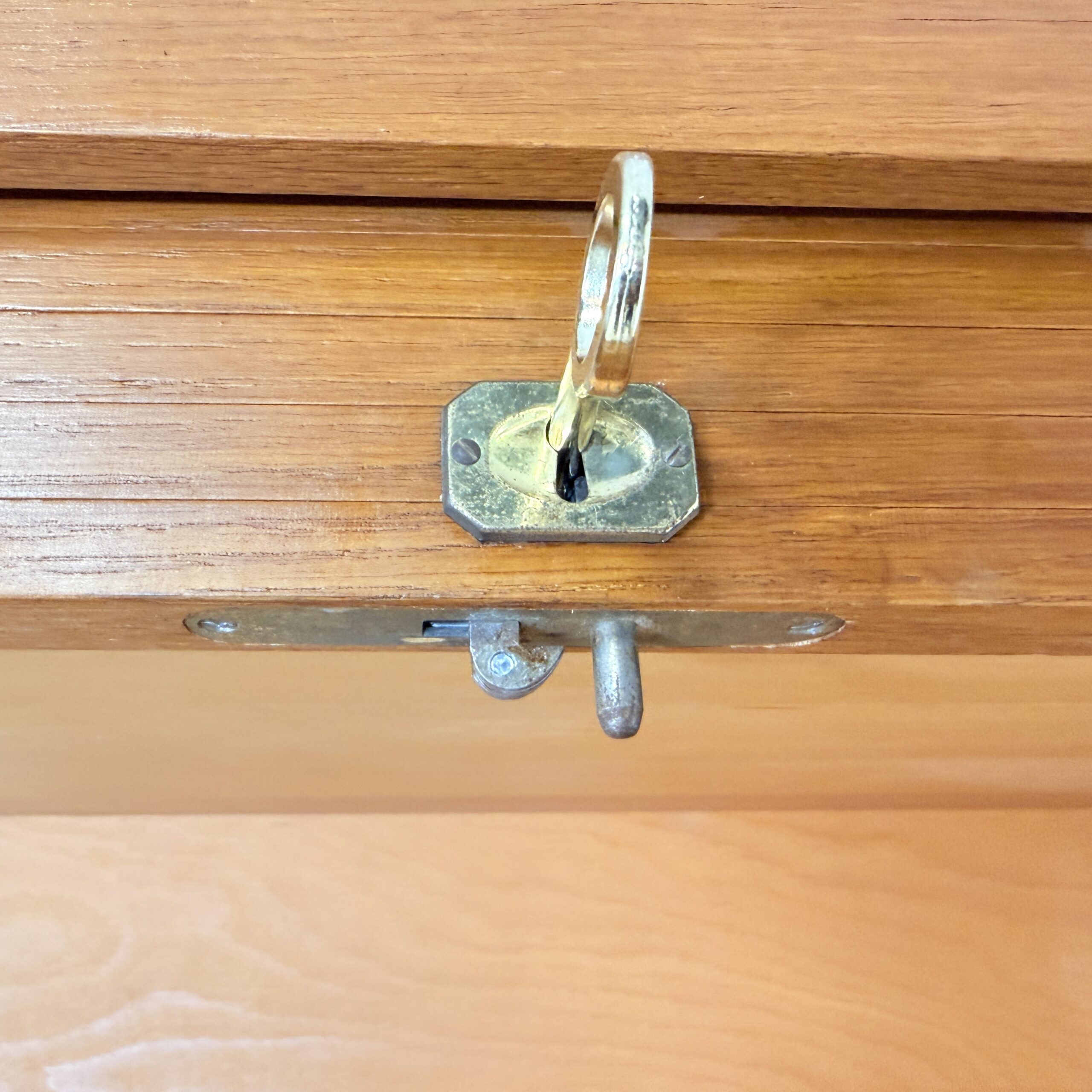 Vintage Eikenhouten Roldeurkast / Archiefkast - Mid-Century Modern - Duitsland Jaren '60 - Afbeelding 10