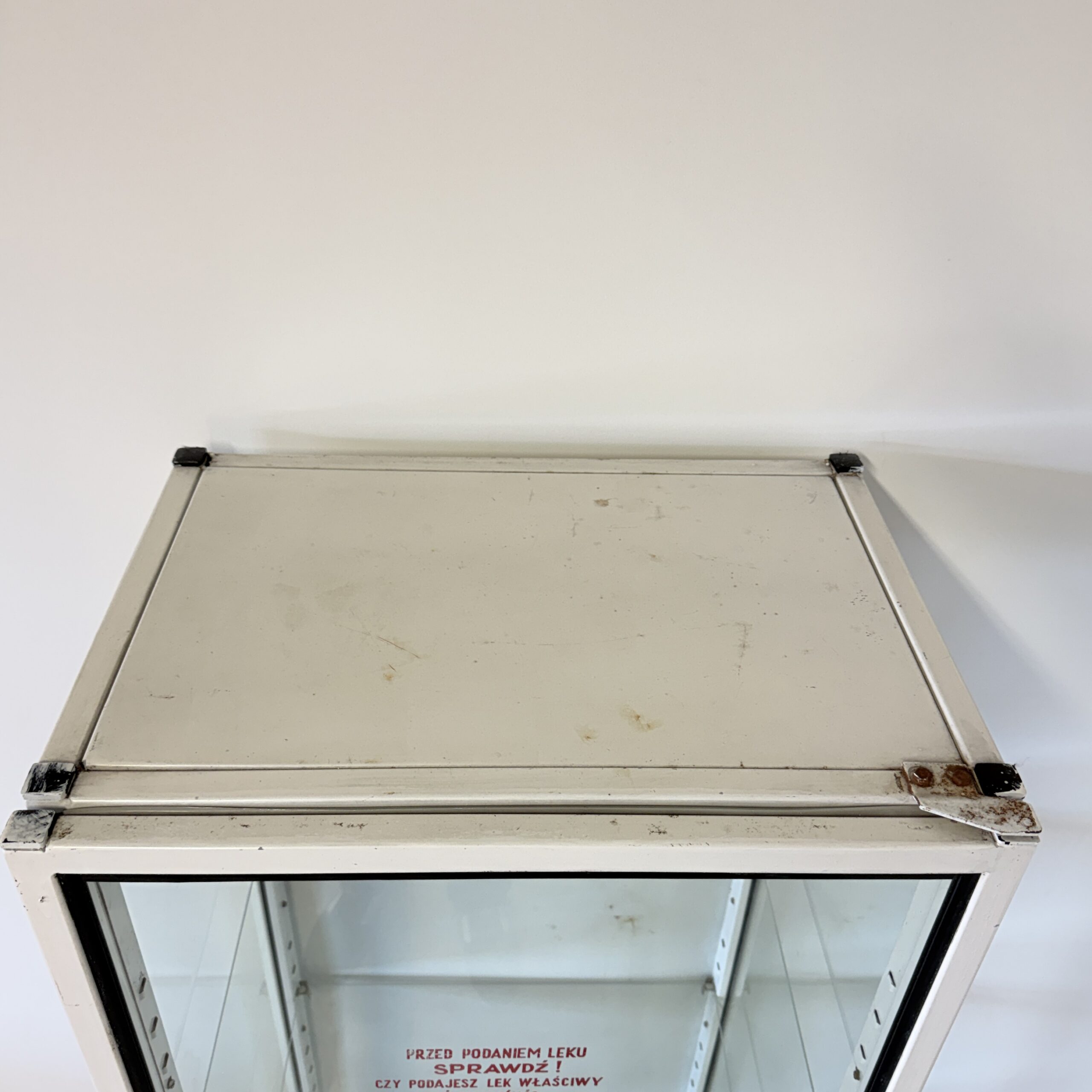Vintage Poolse Medische Vitrinekast 1960s - Afbeelding 12
