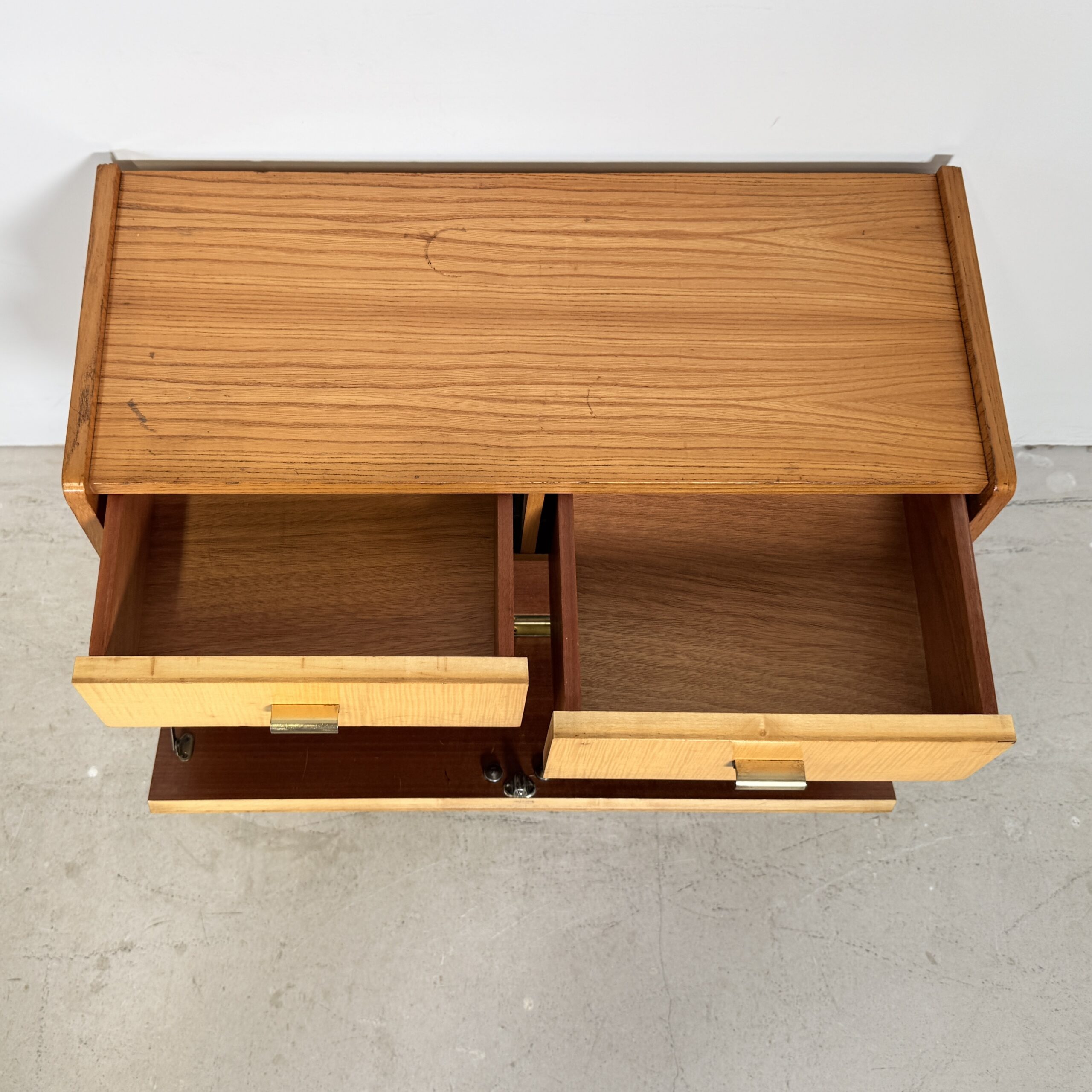 Mid-Century Modern Telefoonkastje / Halmeubel - Afbeelding 8